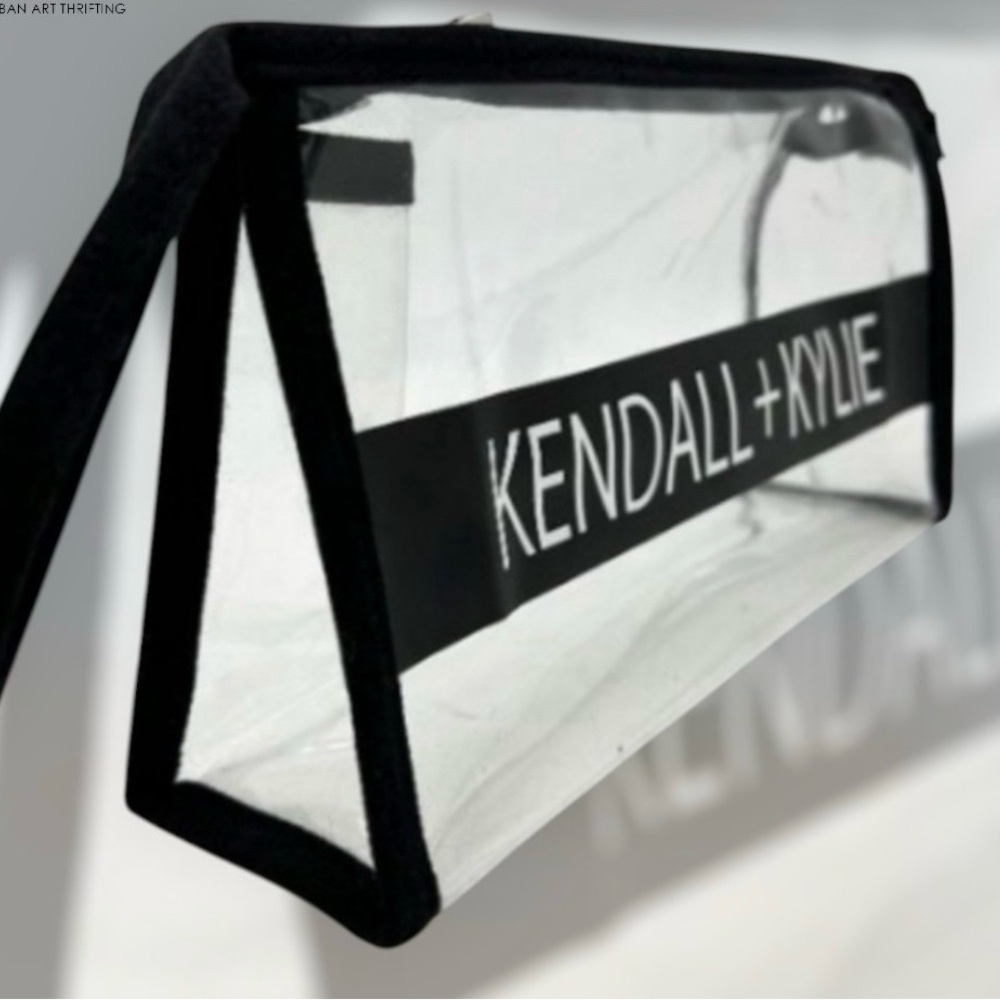 Kendall & Kylie Clear Cosmetic Bag Modern Design